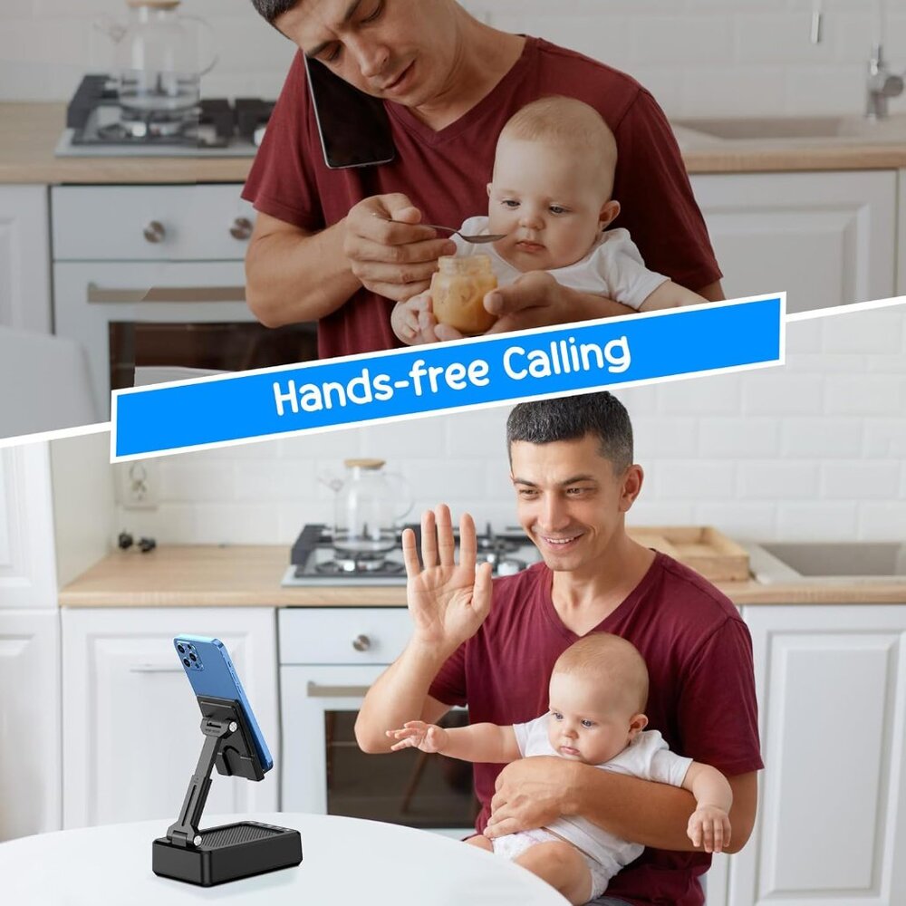 Foldable Cellphone Stand With Bluetooth Speaker A… - image 7